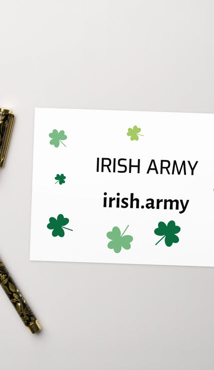 Greeting & Note Cards - Irish Army