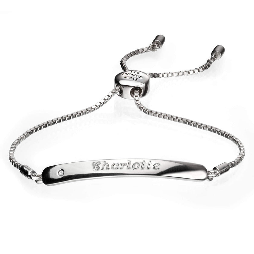 Pulsera D For Diamond ID con diamante