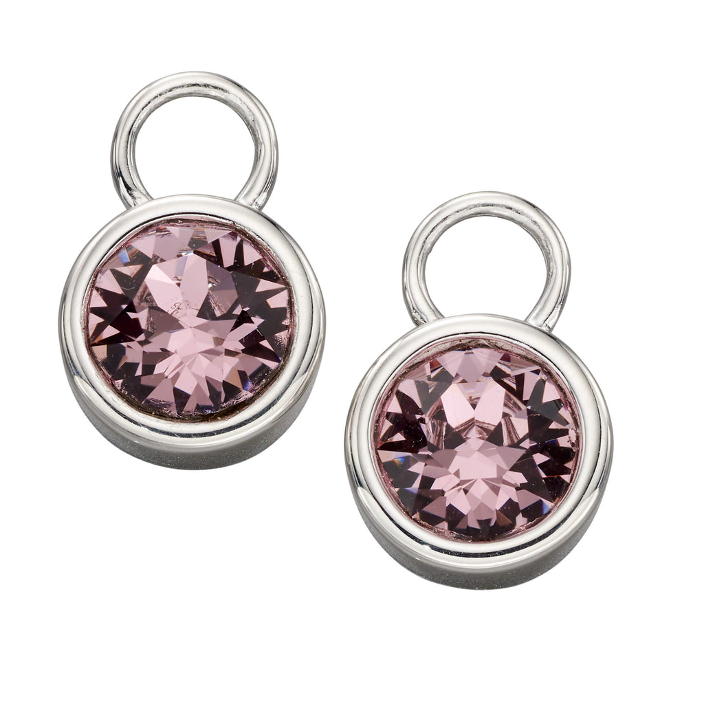 Beginnings Crystal Birthstone Hoop Earring Charms