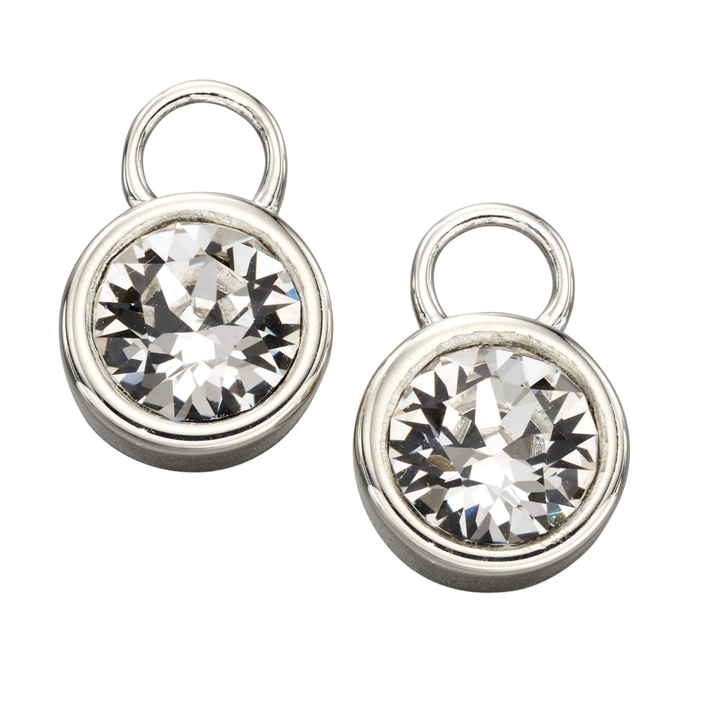 Beginnings Crystal Birthstone Hoop Earring Charms