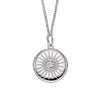 Beginnings Diamond Cut Disc Pendant