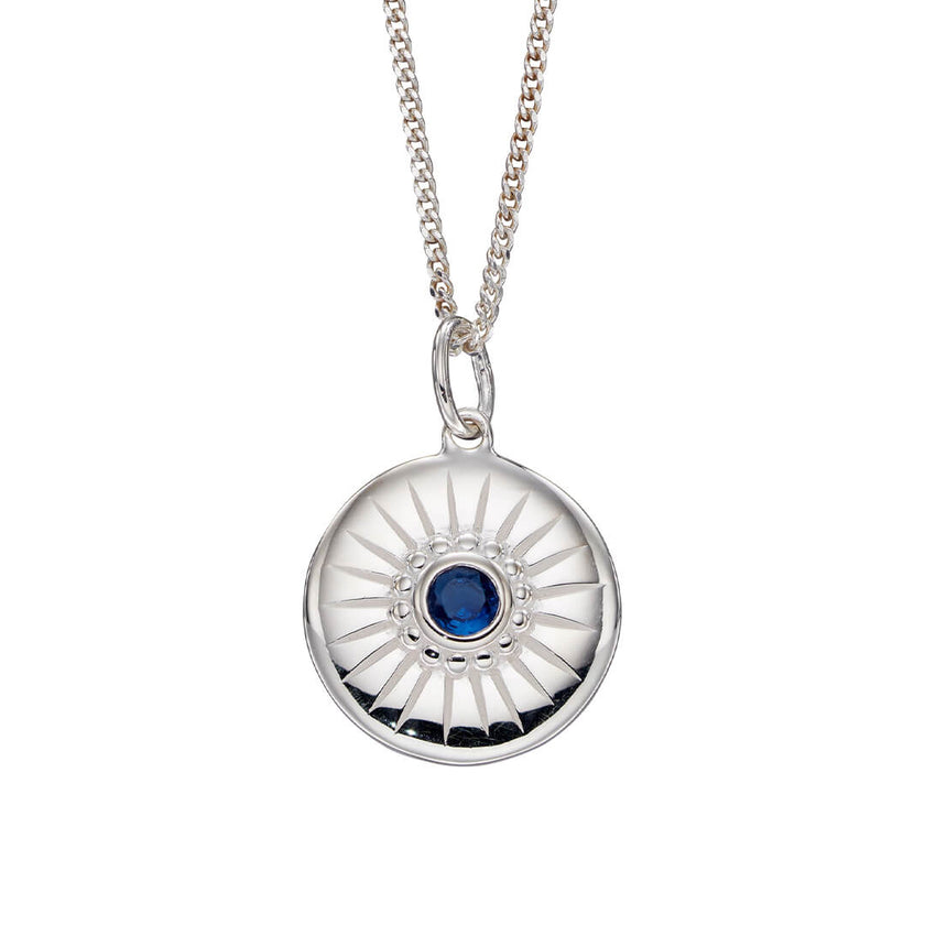 Beginnings Diamond Cut Disc Pendant