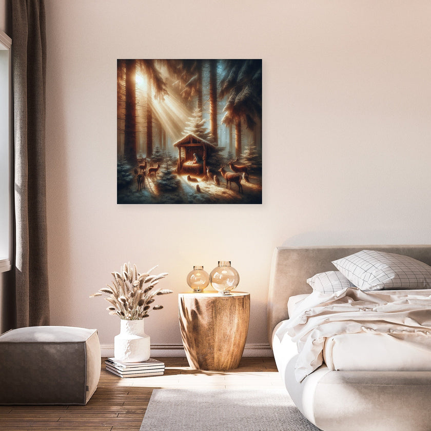 Melancholic Midday Nativity Canvas