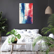 Eiffel Glow Flag Canvas