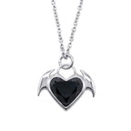 Nocturnal Succubus Heart Pendant Necklace