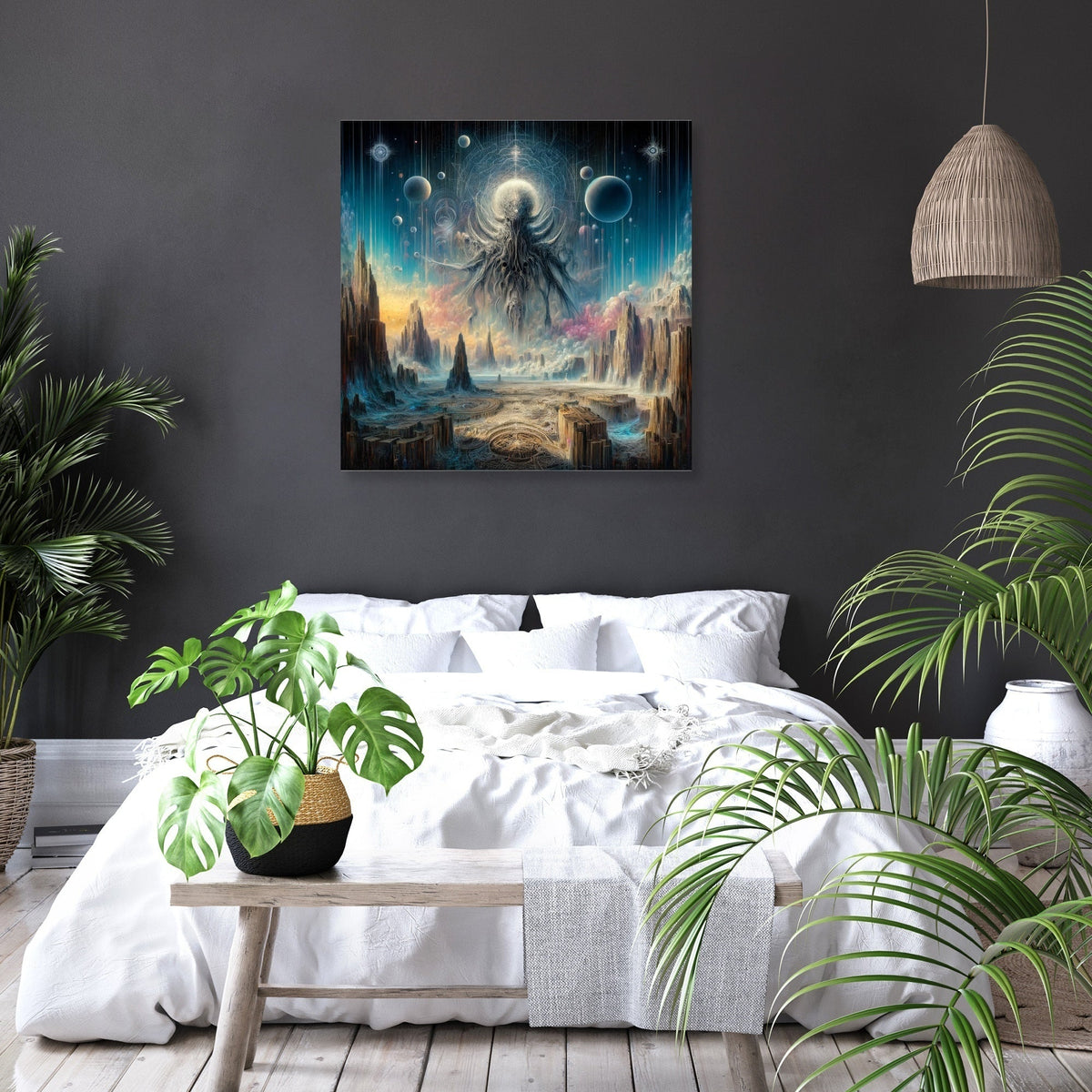 Nyarlathotep's Descent Canvas