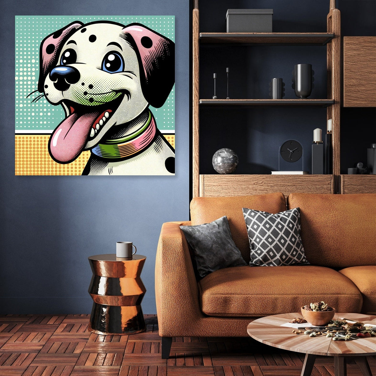 Playful Pup Canvas