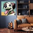 Playful Pup Canvas