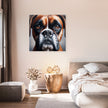 Gentle Gaze Boxer Dog Portrait Canvas