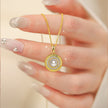 New Chinese Style Necklace With Exquisite Zircon Inlay