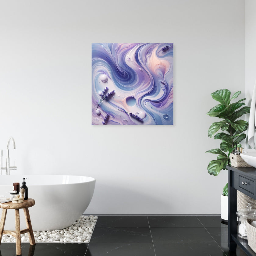 Lavender Bath Bliss Canvas