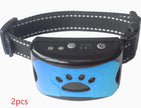 Dog Training Collar Waterproof Electric Pet Remote Control Rechargeable Dogs Trainer Bark Arrester With Shock Vibration Sound