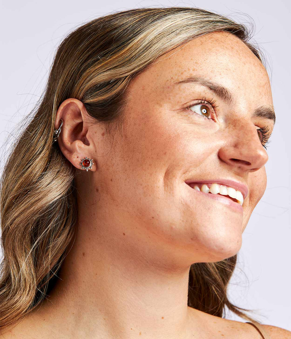 Amber Sun earrings