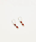 Amber Infinity Drop Earrings