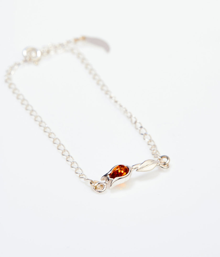 Pulsera de Ámbar Tulipán
