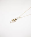 Green Amber Droplet Pendant