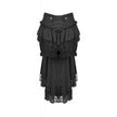 Dark in Love Cordelia Gothic High-Low Layered Skort
