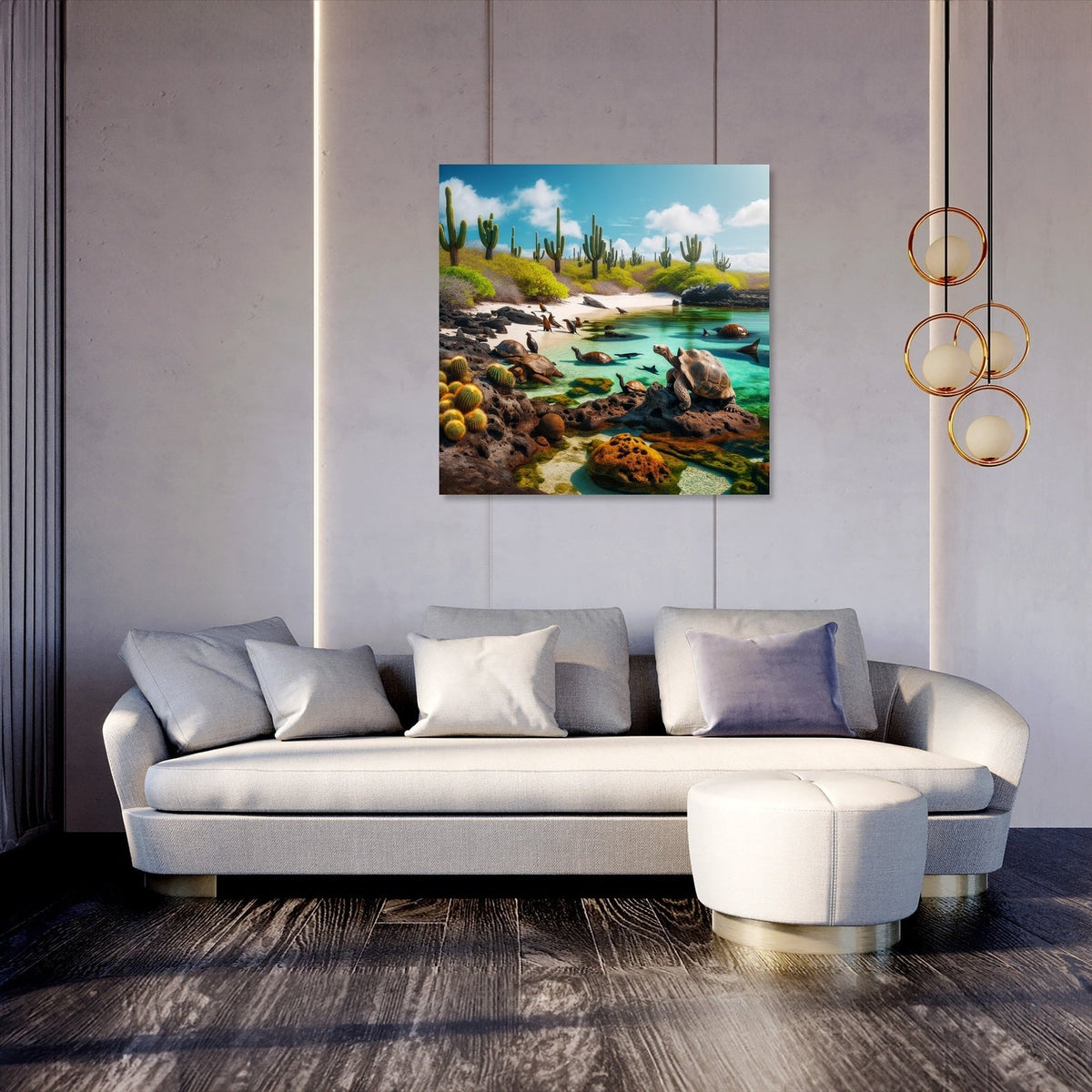 Galapagos Shoreline Canvas