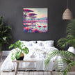 Flamingo Paradise Canvas