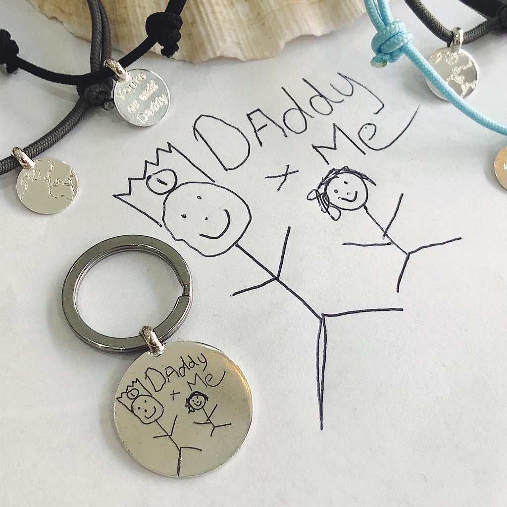 Personalised Silver Keyring