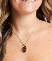 Green Ethereal Pendant Necklace