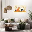 Feline Work Canvas