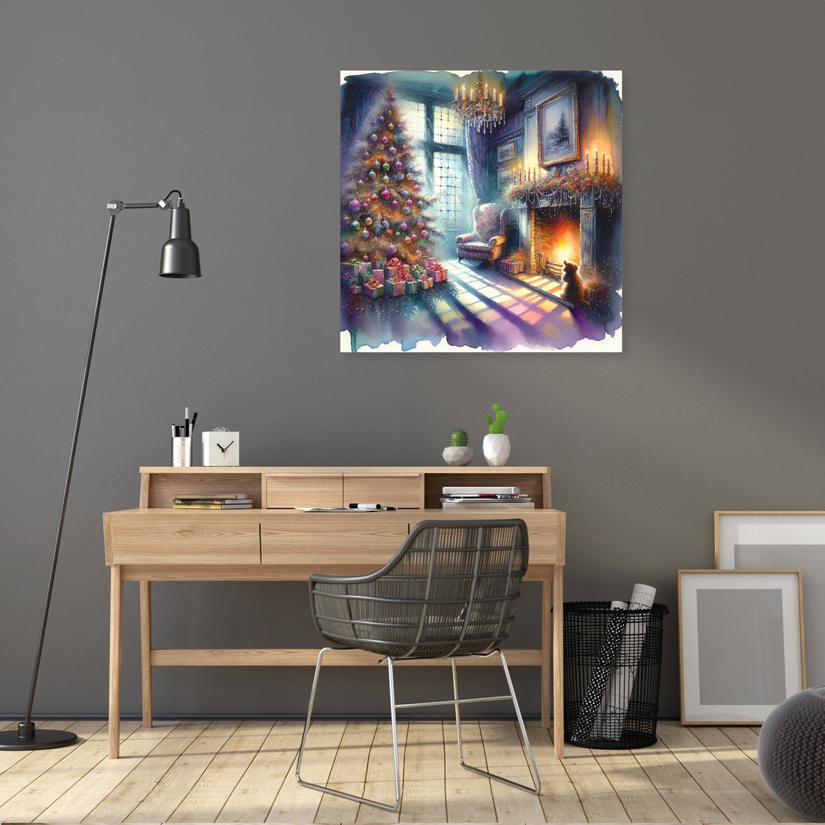 Solitary Christmas Nostalgia Canvas