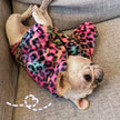 New Style Pet Clothes Colorful Leopard Print Velvet Coat