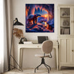 Dusk Majesty: Polar Serenity Canvas
