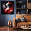 Santa's Melancholy Christmas Canvas