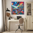 Galactic Garden Gala Canvas
