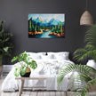 Triangular Forest Canvas