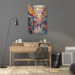 Vibrant Marketplace Canvas