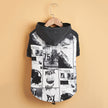 Dog Poker Jacket Reflective Raincoat Pet Cotton