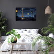 Eiffel Tower Night Canvas