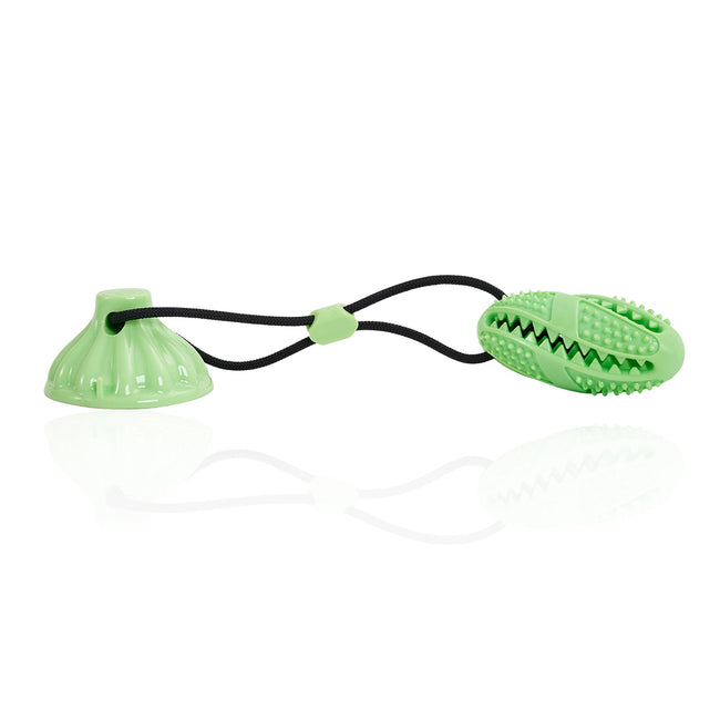 Suction Cup Pull Rope Leaking Pet Toy Ball Tpr Molar Teeth Cleaning Vent Ball Dog Toy Ball