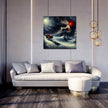 Stardust Christmas Night Canvas