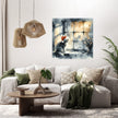 Christmas Solitude Feline Canvas