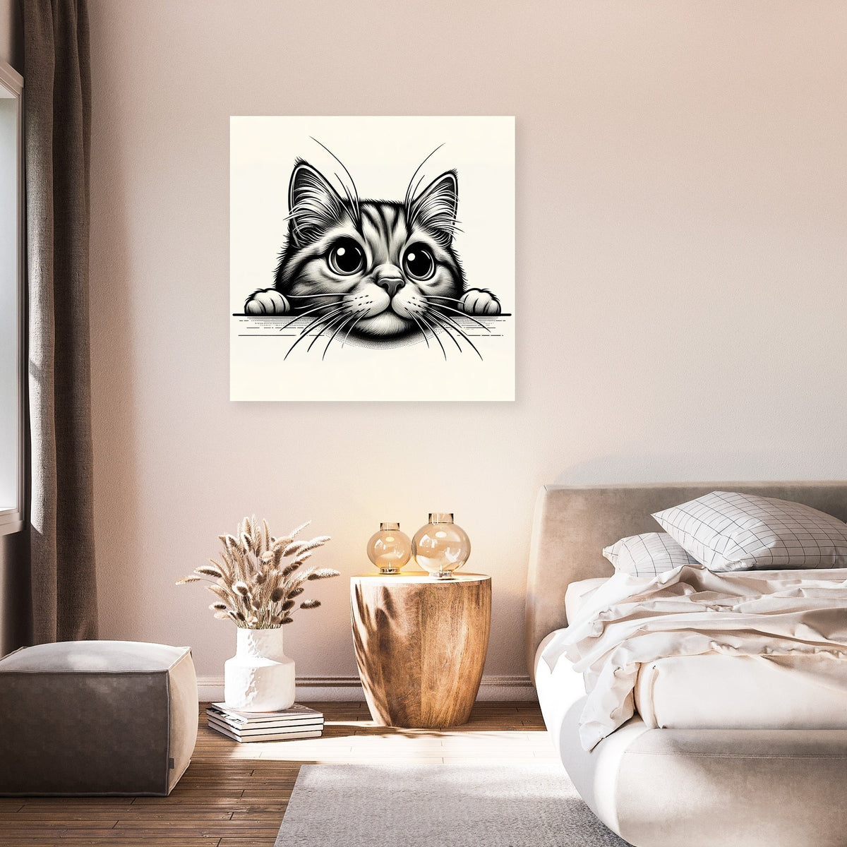 Curious Cat Canvas