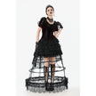 Dark in Love Isolde Velvet & Lace Puff Sleeve Bolero