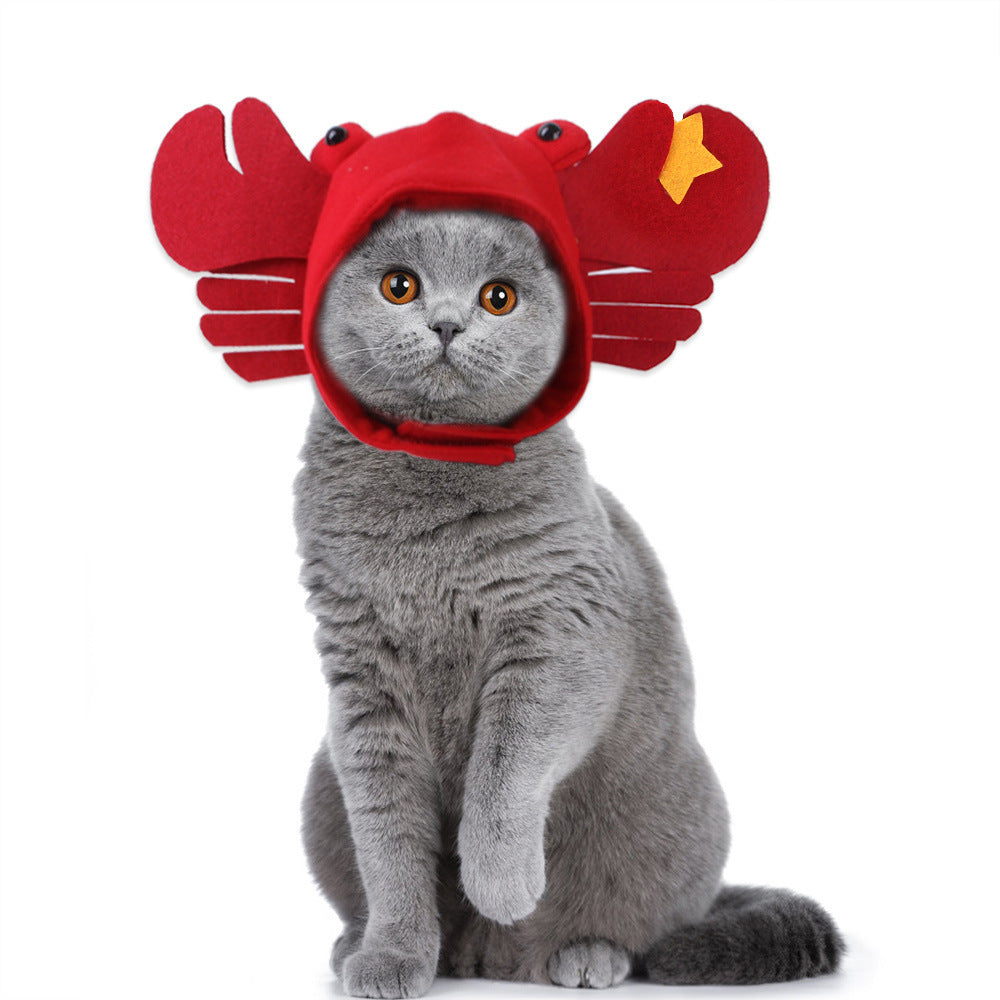 Pet Headgear Cute Dog Teddy Dress Up SUNFLOWER Cat Headdress Wig Cat Headgear Hat