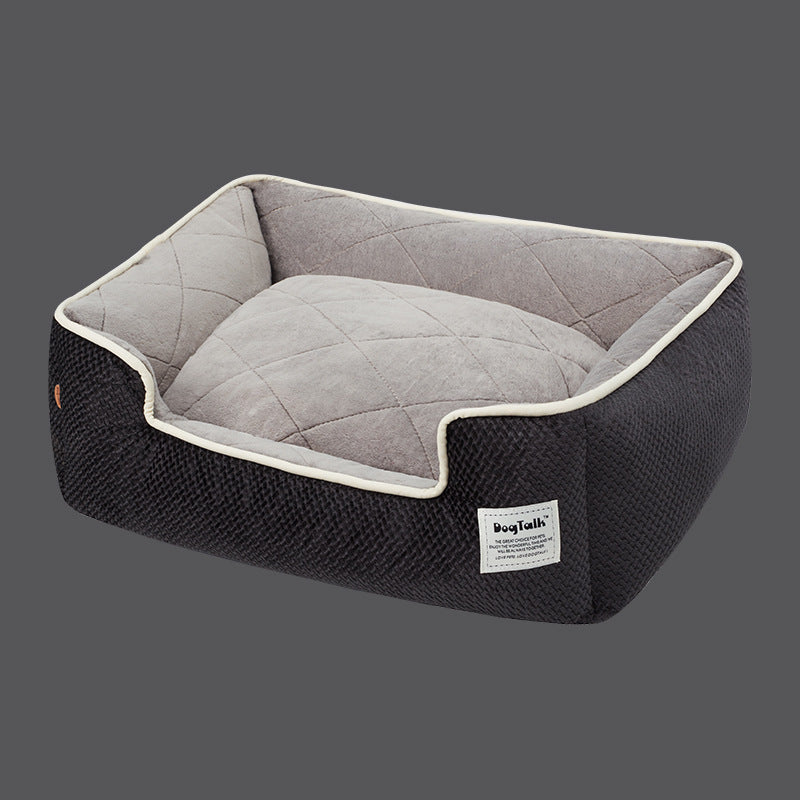 Arena para perros y gatos espesa, cálida de invierno, desmontable y lavable