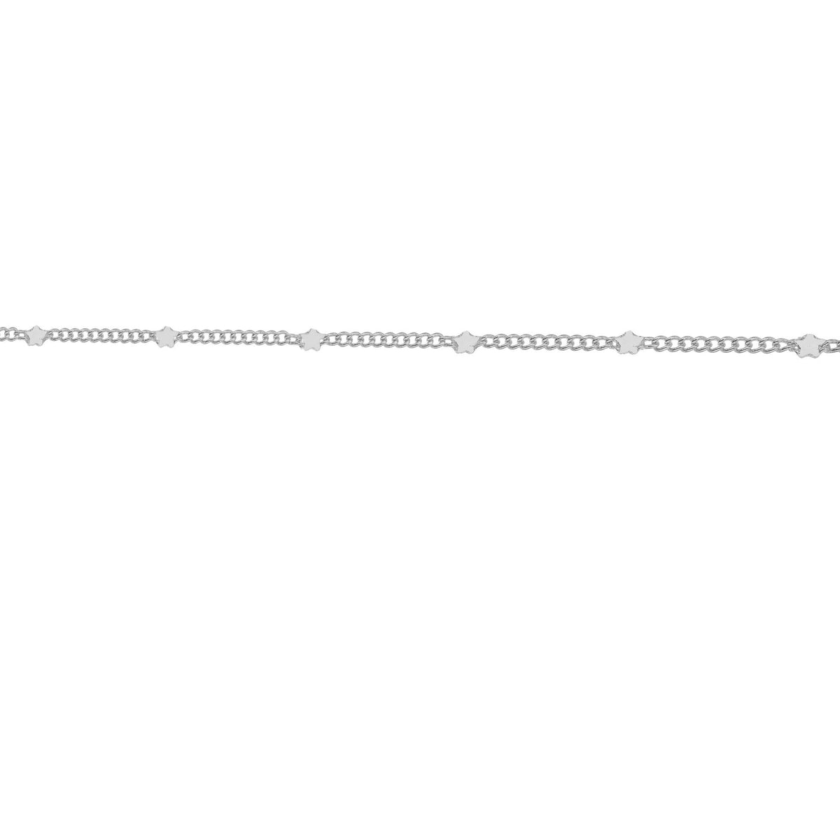 Star Dainty Chain Silver Necklace