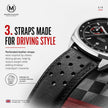 Classic Driver Chronograph, Black And Red Strap
