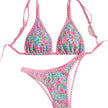 Traje de baño de bikini sexy estampado para mujer Bili