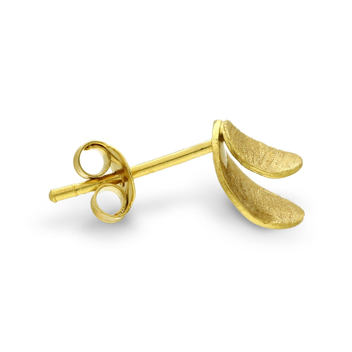 Taktile Goldsteckerohrringe
