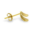 Taktile Goldsteckerohrringe