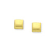 Golden Pillow Ohrstecker Quadrat Gold