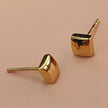 Golden Pillow Ohrstecker Quadrat Gold