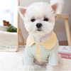 Fashion Personality Cat Dog Stripe Polo Shirt
